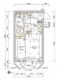 シーフォルム東新宿 3階 間取り図