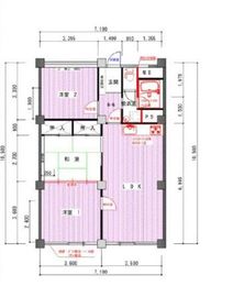 メゾン麻布 3階 間取り図