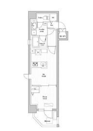 神宮北参道レジデンス 1001 間取り図