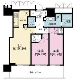 ミッドタワーグランド 5階 間取り図