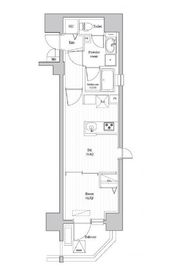 神宮北参道レジデンス 203 間取り図