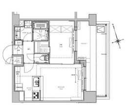 アジールコート大森西 702 間取り図