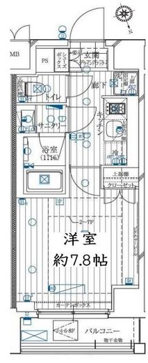 レガリス用賀 4階 間取り図