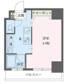 リーフコンフォート赤羽 501 間取り図