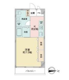 レジデンス錦糸町 502 間取り図