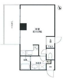 グランディ代官山 4階 間取り図