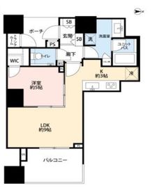 ドゥ・トゥール 31階 間取り図