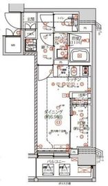 QUALITAS日本橋浜町 (クオリタス日本橋浜町) 503 間取り図