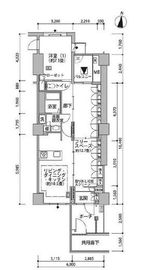 東雲キャナルコートCODAN 21-509 間取り図