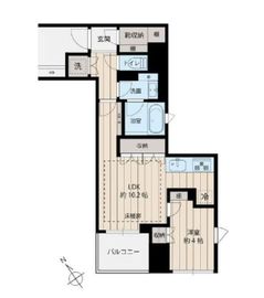 リビオ日本橋人形町 5階 間取り図