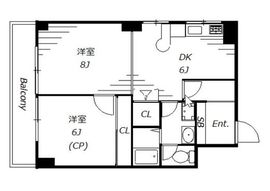 星和代々木ハイツ 5階 間取り図