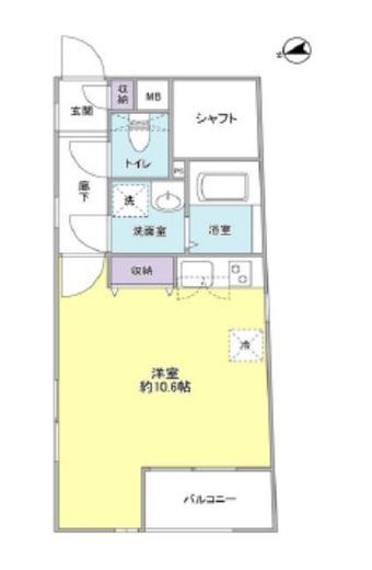 ノマド飯島 201 間取り図