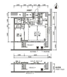 東雲キャナルコートCODAN 17-805 間取り図