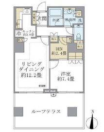 ブリリアタワー東京 5階 間取り図
