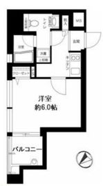 プレール・ドゥーク銀座東 6階 間取り図