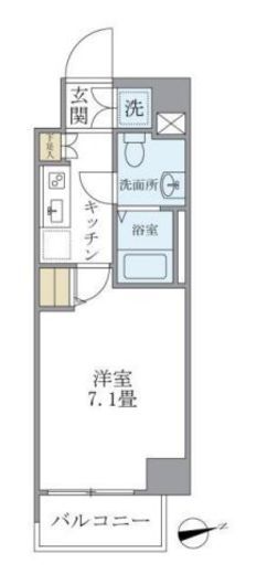 リアルスウィート三軒茶屋 401 間取り図