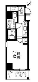 アリカ向島 201 間取り図