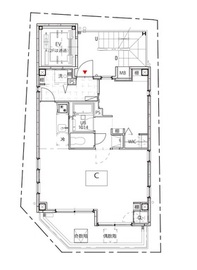 クーカイ・テラス中目黒 901 間取り図