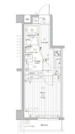 プレミアムキューブG北新宿 4階 間取り図