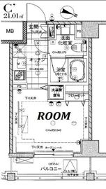 アーバンファースト神楽坂 3階 間取り図