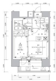 QUALITAS秋葉原 (クオリタス秋葉原) 1401 間取り図