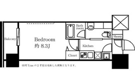 プレシャス渋谷 603 間取り図