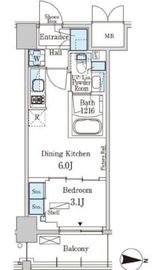 パークアクシス本所吾妻橋サウスレジデンス 205 間取り図