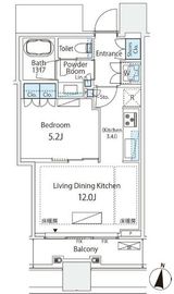 パークコート渋谷ザタワー 21階 間取り図