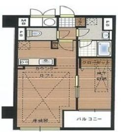 ルジェンテリベル日本橋濱町 6階 間取り図