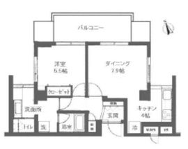 ドムス青山 5階 間取り図