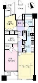 大井町パークホームズ 3階 間取り図