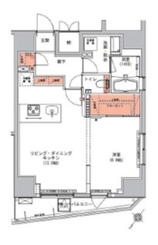 ハーモニーレジデンス三田 1301 間取り図