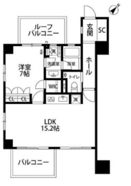 グランスイート神宮前 4階 間取り図