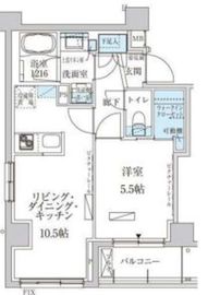 パークアクシス池上 307 間取り図