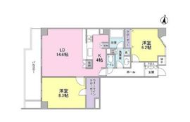 グレース長者丸 2階 間取り図