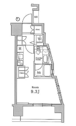 ラ・コスタ新宿余丁町 10階 間取り図