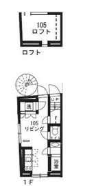 ファーレ代々木上原2 105 間取り図