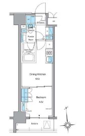 ルフォンプログレ上野稲荷町 602 間取り図