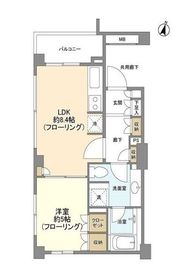 ラコント恵比寿プライベートレジデンス 2階 間取り図