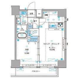 ジェノヴィア浅草3グリーンヴェール 2階 間取り図