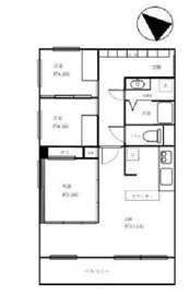 麻布東町マンション 9階 間取り図