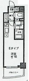 ラスカシエロ下北沢 502 間取り図