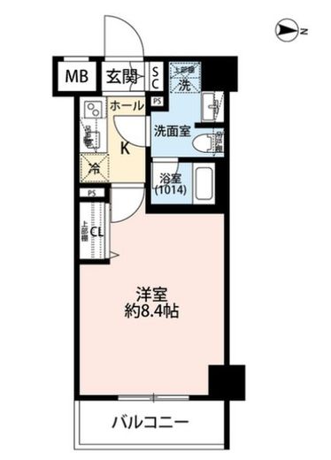 プレール・ドゥーク本所吾妻橋Ⅴ 6階 間取り図