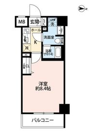 プレール・ドゥーク本所吾妻橋Ⅴ 6階 間取り図