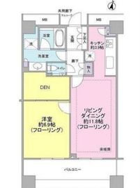 テラス渋谷美竹 7階 間取り図