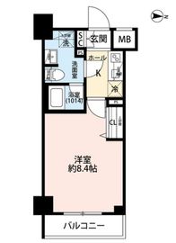 プレール・ドゥーク本所吾妻橋Ⅴ 6階 間取り図