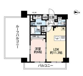 プレール・ドゥーク本所吾妻橋Ⅴ 7階 間取り図