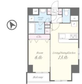 ミラージュエヴァン 904 間取り図