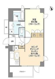 クラルテ武蔵小山 13階 間取り図