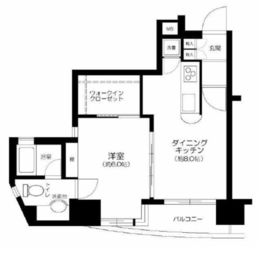 デュオ・スカーラ虎ノ門 6階 間取り図